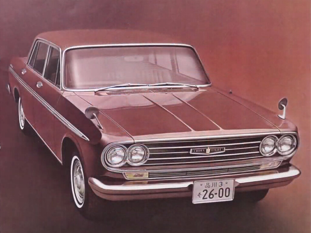 Toyota Crown (VG10) 2 поколение, рестайлинг, седан (07.1965 - 07.1967)